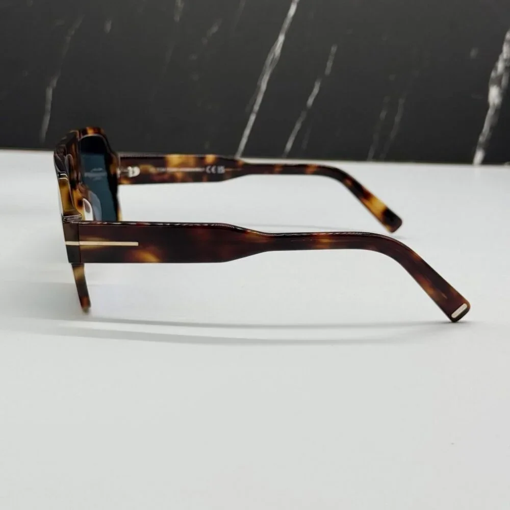 NEW TOM FORD CAMDEN TF933 53V SUNGLASSES MEN HAVANA AVIATOR EYEWEAR FT0933/S